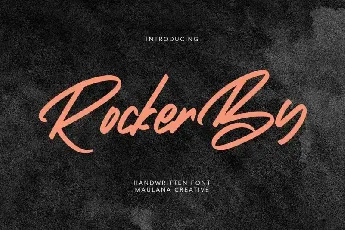 Rockerby Script font