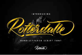 Rotterdalle Script font