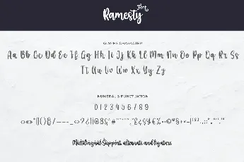 Ramesty font