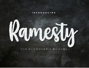 Ramesty font