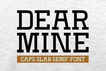 Dear Mine font