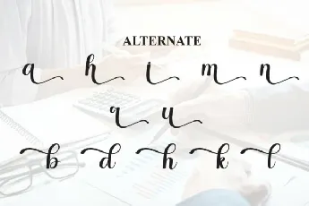 Handle Calligraphy font