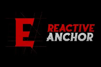 Reactive Anchor Serif Display Typeface font