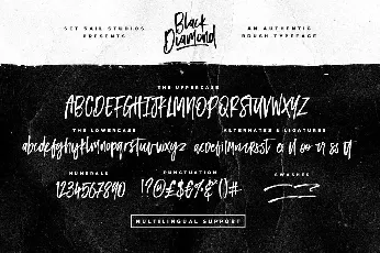 Black Diamond font