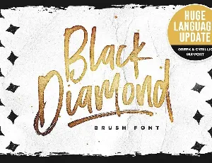 Black Diamond font