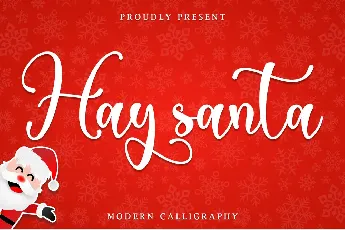 Hay Santa - Personal Use font