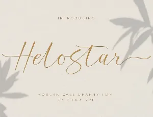 Helostar font