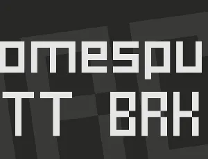 Homespun TT BRK font