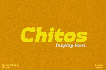 Chitos Demo font