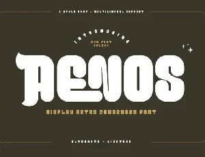 Aenos font