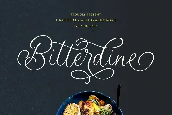 Bitterdine font