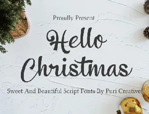 Hello Christmas font