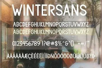 Wintersans font