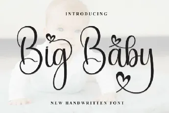 Big Baby Calligraphy font