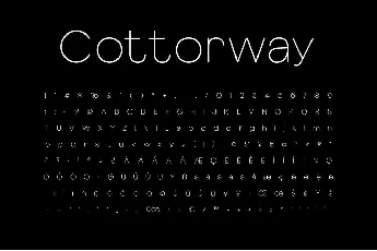 Cottorway font