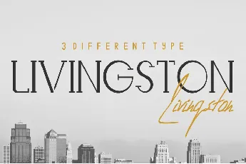 Livingston Demo font