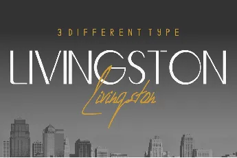 Livingston Demo font