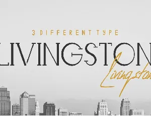 Livingston Demo font