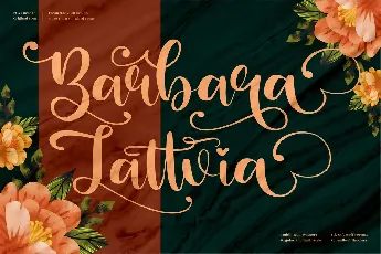 Barbara Lattvia font