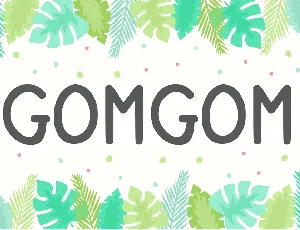 Gomgom Handwrite-Basic font