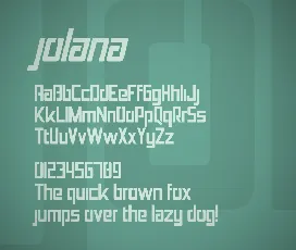 Jolana font