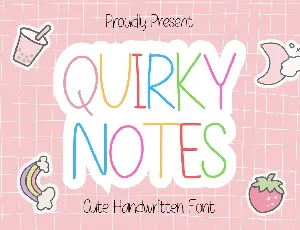 Quirky quotes font