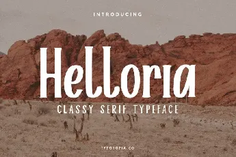 Helloria Classy Serif font