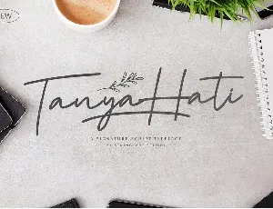 Tanya Hati font