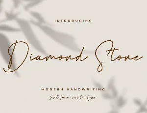 Diamond Stone font