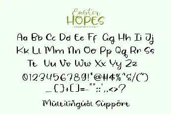 Easter Hopes font