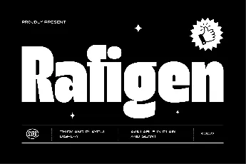 Rafigen font