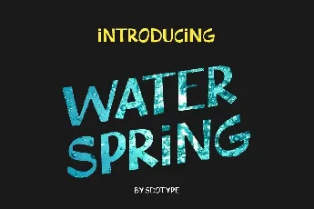 WaterSpring font