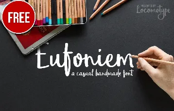 Eufoniem Script Free font