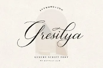 Gresilya font