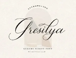 Gresilya font