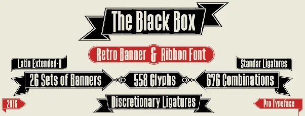 The Black Box font