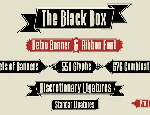 The Black Box font