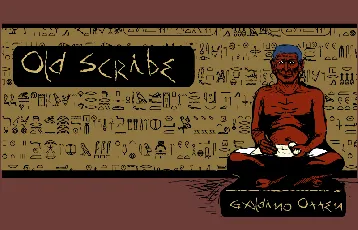 Old Scribe font