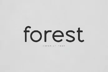 Forest font