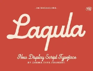 Laqula font