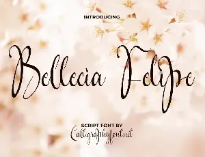 Bellecia Felipe font