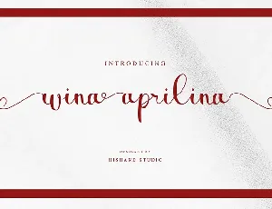 Wina aprilina font