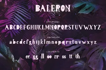 Baleron font