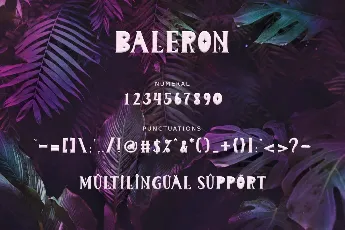 Baleron font