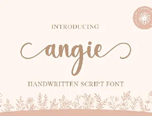 Angie font