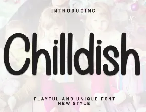 Chilldish Display font