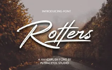 Rotters Brush font