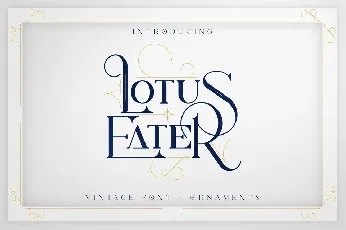 LotusEater font