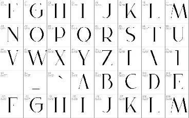 Glore font