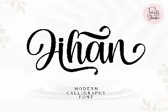 Jihan - Personal Use font